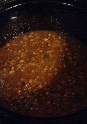 A picture of Mamaw's Baked Beans.