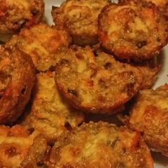 A picture of Quinoa pizza muffins.