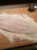 Flounder filet "Meuniere"