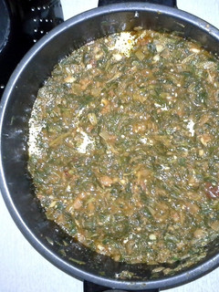 A picture of Palaveer sauce and fish.