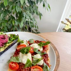 Oat Fiber Pizza Base or Wrap A picture of Oat Fiber Pizza Base or Wrap.