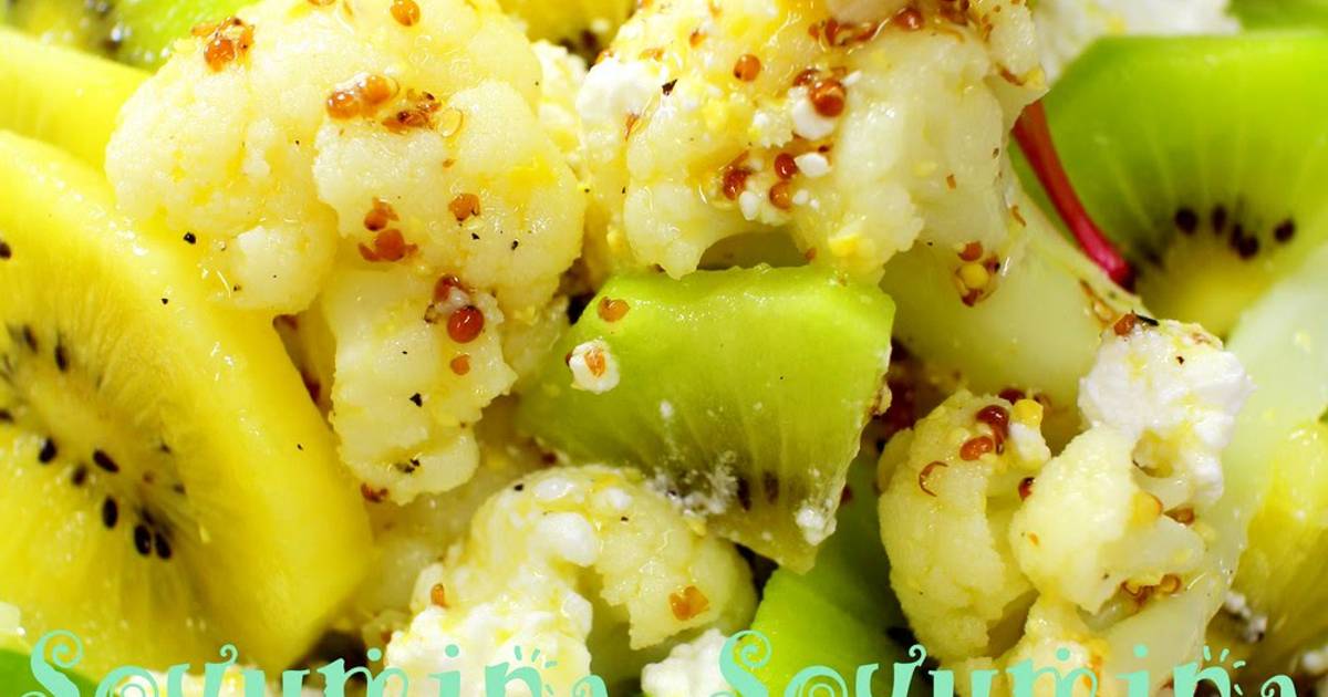 Kiwi & Cauliflower Vitamin C Salad for Beautiful Skin Recipe by cookpad.japan Cookpad