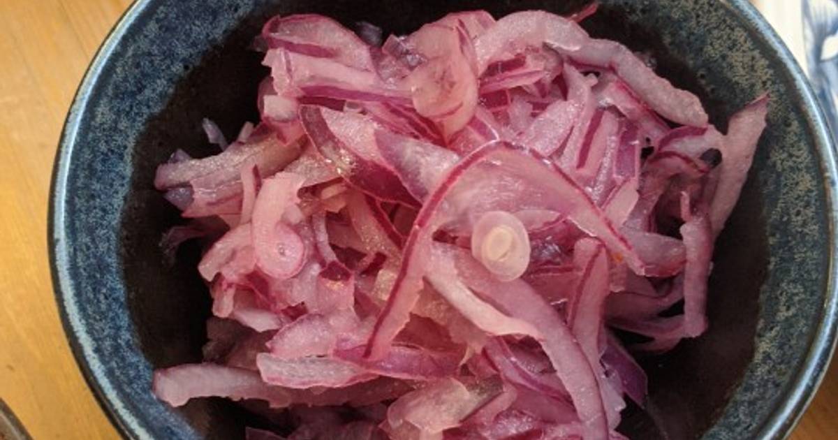 Quick pickled onions Recipe by Malou Herkes Cookpad
