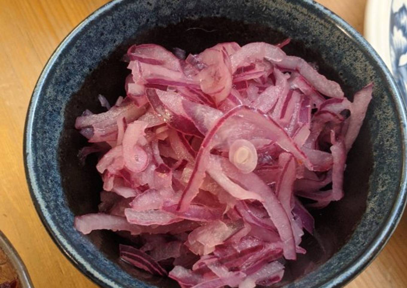 Quick pickled onions