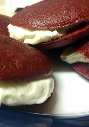 A picture of Red Velvet Whoopee Pies.