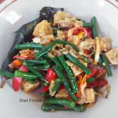 รูปของ Tumis tempe kacang panjang