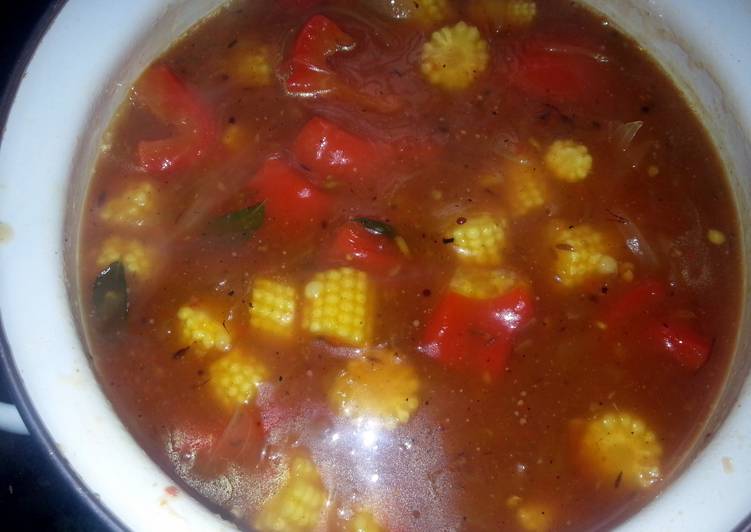 My Grandma Baby corn hot and sweet curry