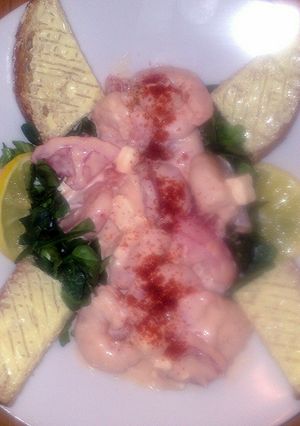 A picture of sig's Leftover Prawn Cocktail.