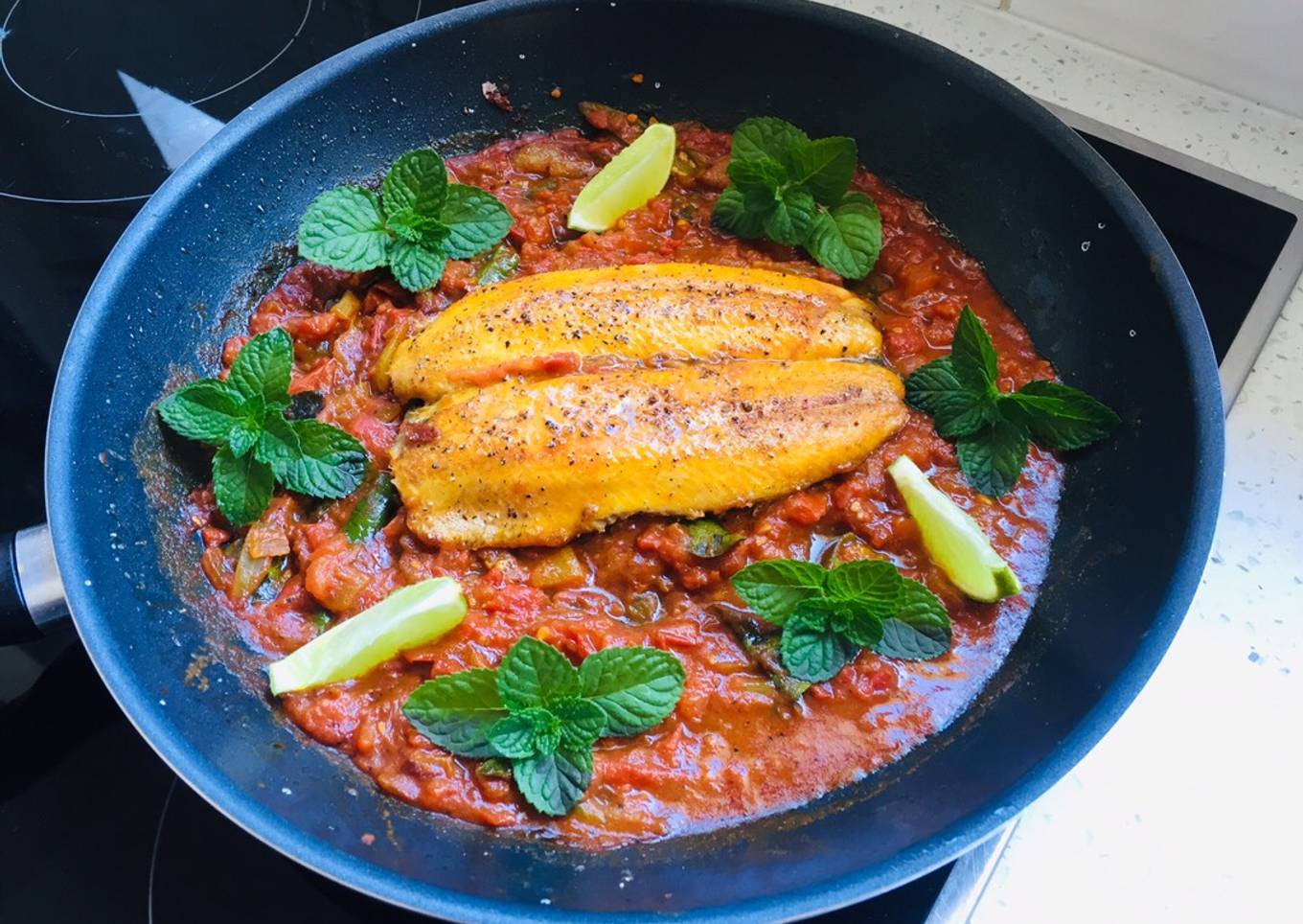 Butter Fried Kippers in Tomato Gravy