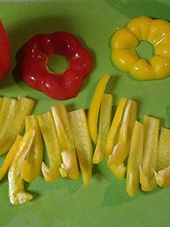 A picture of Bell peppers the way I do it.