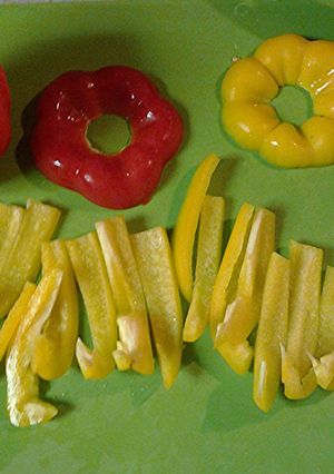 A picture of Bell peppers the way I do it.