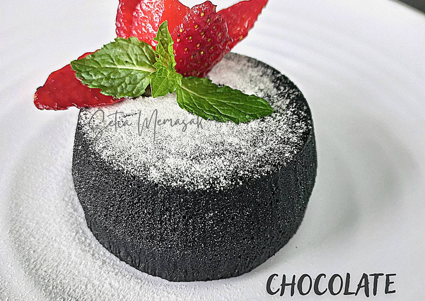 Resep Chocolate Lava Cake, Sempurna