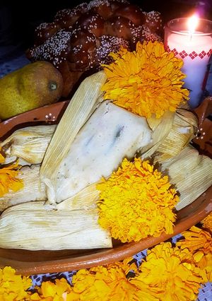 Una foto de Tamales de rajas