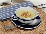 Una foto de crema de brócoli