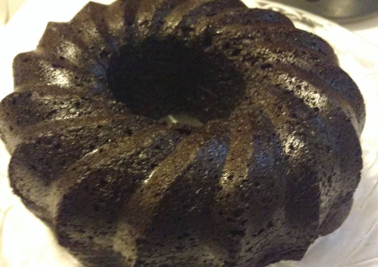 Steps to Make Favorite Dark Chocolate Cake!!
