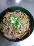 Stir Fried Beef and Vegetable Rice Bowl