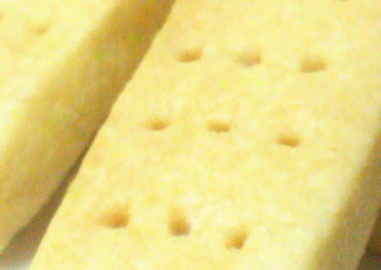 Steps to Prepare Super Quick Homemade Easy Shortbread with Margarine