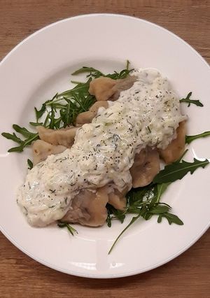 Zdjęcie przepisu Pierogi z soczewicą.