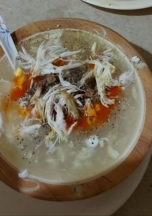 A picture of Chicken corn soup ❤.