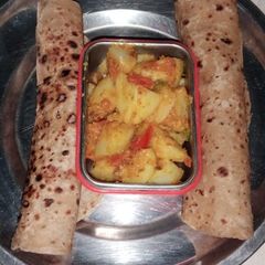 Ajwain parantha A picture of Ajwain parantha.