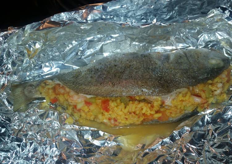 Sweet n Spicy Stuffed Fish