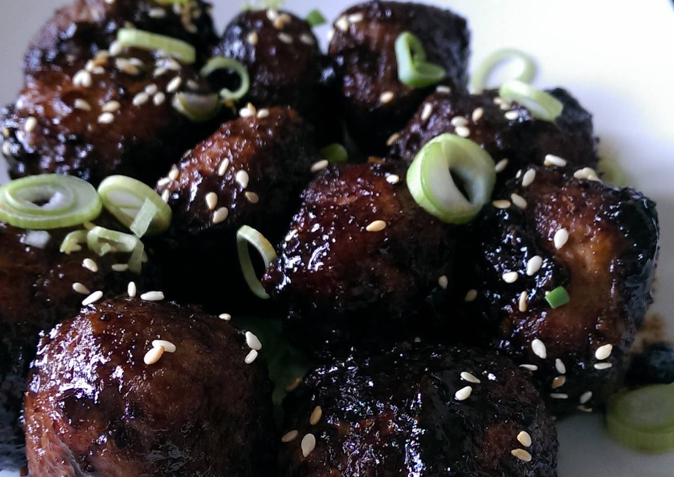 Recipe of Quick Sticky Pork Balls