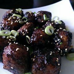 A picture of Sticky Pork Balls.
