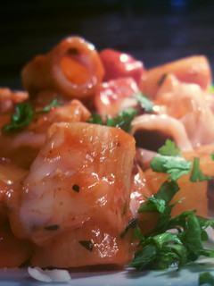 A picture of One pot "Hawaiian"pasta.