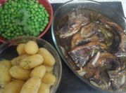 A picture of sauce for lamb chops
