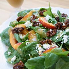 A picture of Spinach & Nectarine Salad.