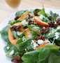 Easy Steps to Prepare Recipes Spinach &amp; Nectarine Salad the Perfect Appealing.