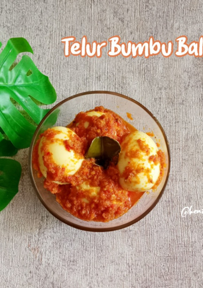 Foto resep 593. Telur Bumbu Bali