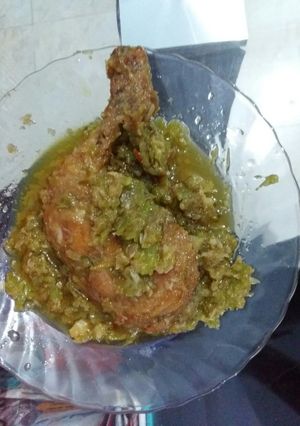 Foto resep Ayam Goreng Cabe Hijau