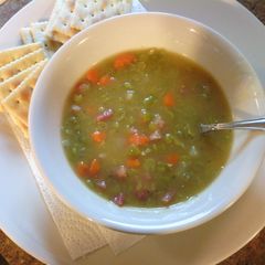 A picture of Home Made Split Pea Soup.