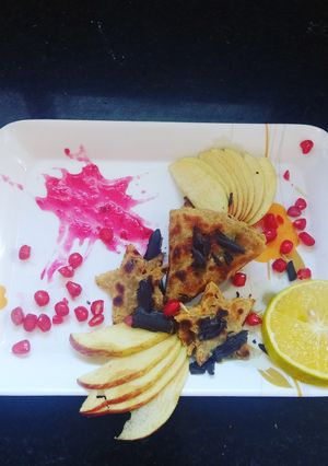 A picture of Fresh Fruit Chocolate Paratha.
