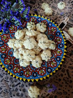 عکسی از دستور شیرینی با سفیده ی تخم مرغ