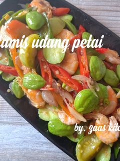 Foto resep Tumis udang petai