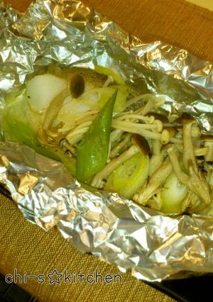 A picture of Easy Cod and Mushrooms Foil Bake.