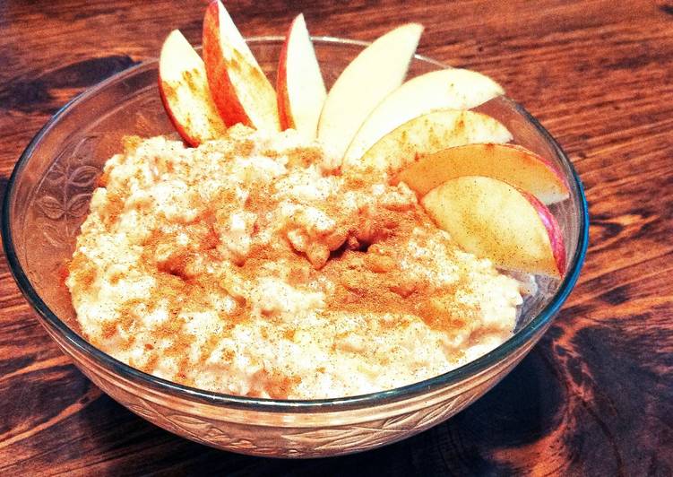 Steps to Prepare Ultimate Quick apple cinnamon oatmeal