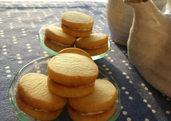 Recipe of Perfect Milk Sandwich Cookies with Cream Filling