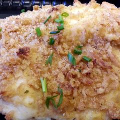 A picture of Cajun Onion-Crusted Tilapia.