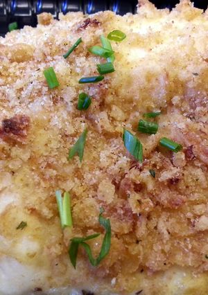 A picture of Cajun Onion-Crusted Tilapia.