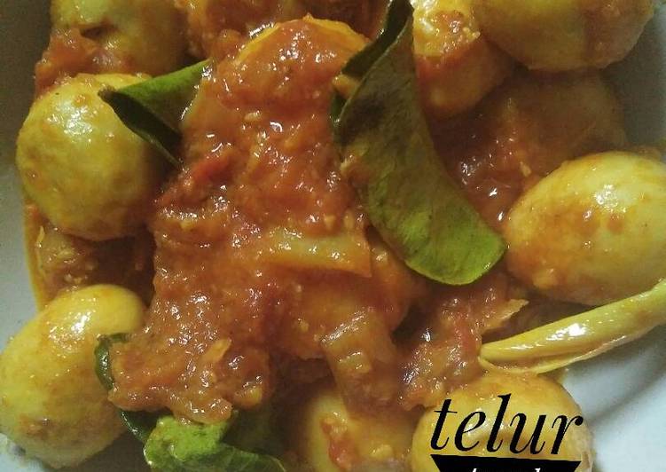 Resep Telur puyuh sambalado Anti Gagal