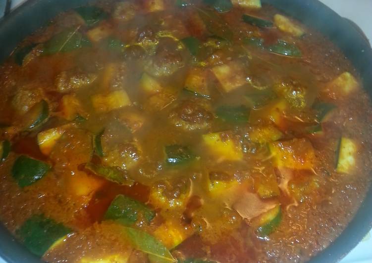 Easiest Way to Prepare Speedy caldo de albondigas(meatball stew)