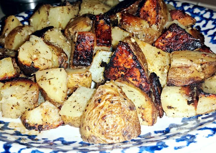 Garlic & Seasalt Grilled Potatoes