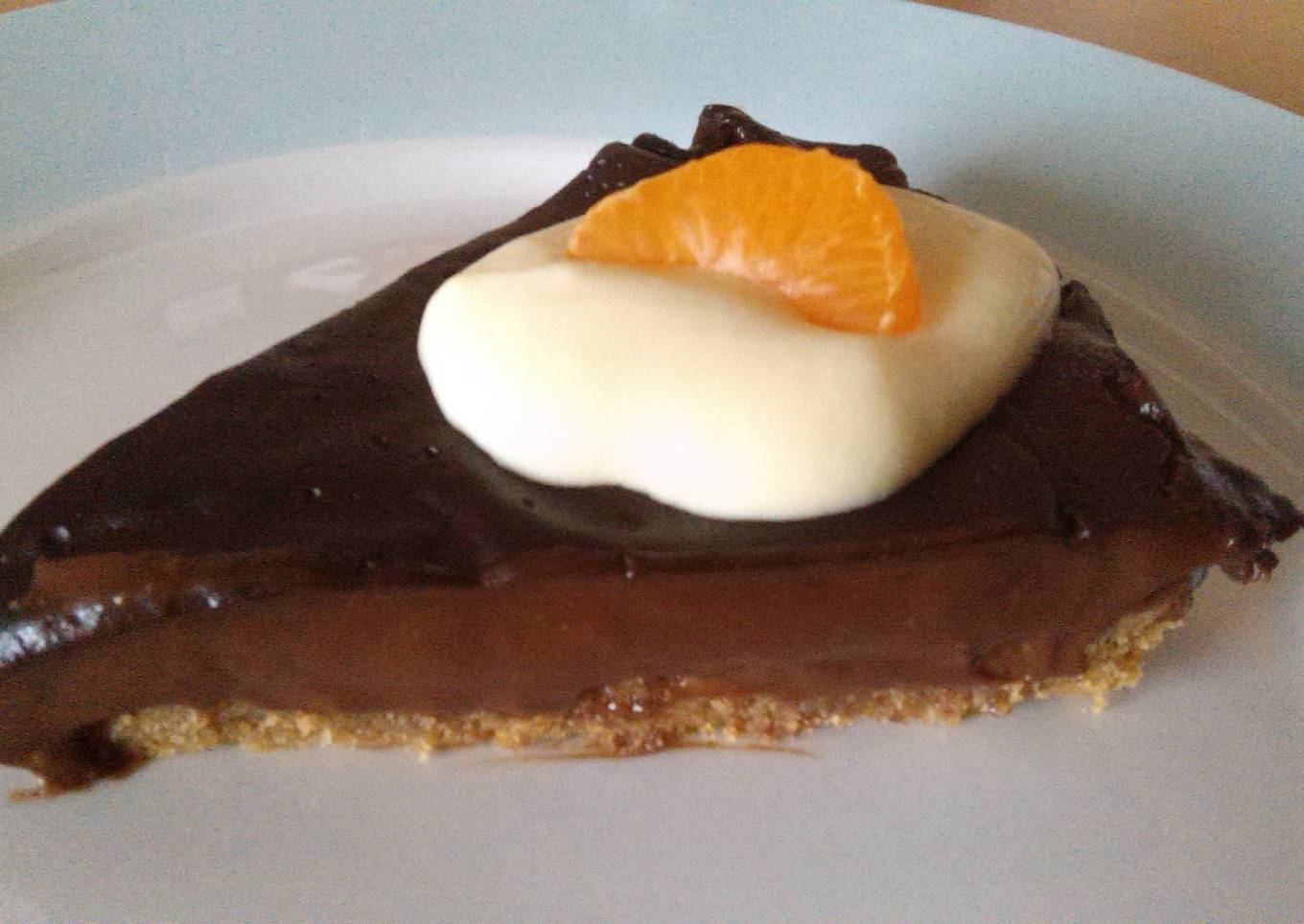 Vickys Chilli (or not!) Chocolate Pudding Pie, GF DF EF SF NF