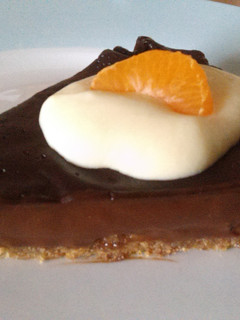 A picture of Vickys Chilli (or not!) Chocolate Pudding Pie, GF DF EF SF NF.