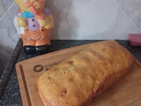 Pan de maíz con trocitos de membrillo 🍞