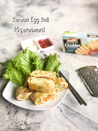 Langkah Mudah untuk Membuat Resep Korean Egg Roll (gyeranmari) yang Enak Banget Anti Ribet, Menggugah Selera
