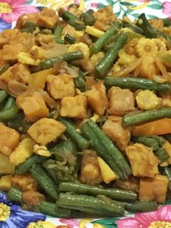Foto resep Oseng Tempe Kacang Panjang